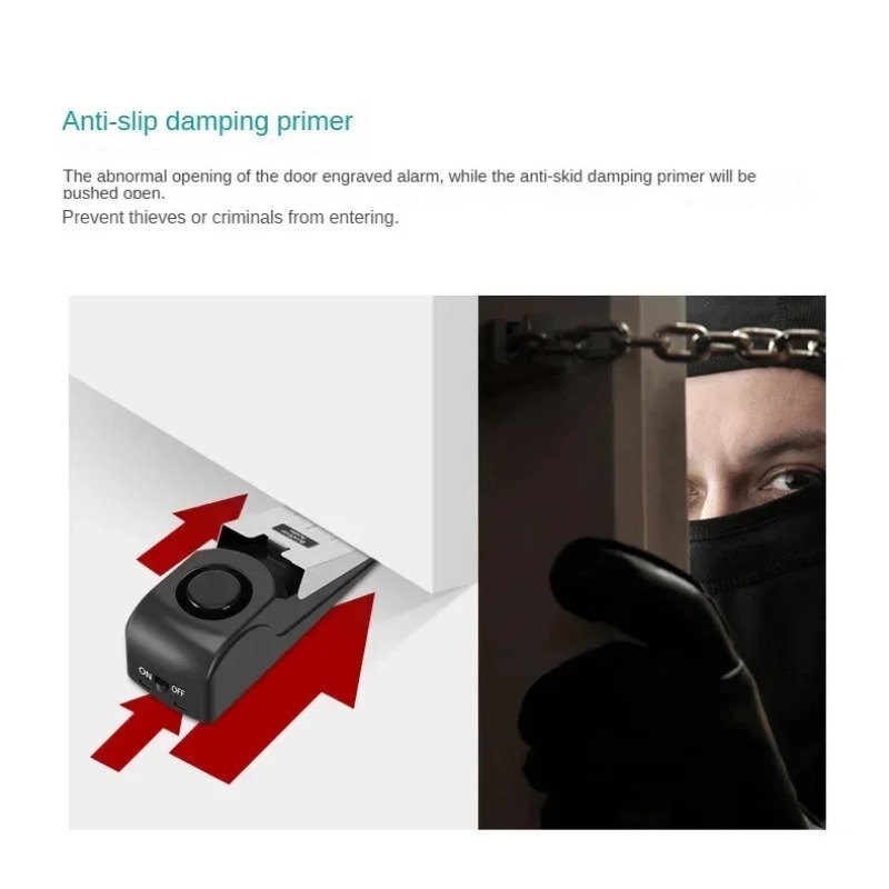 Przenośny alarm do drzwi, blok – Door Stop Alarm recenzja i cena