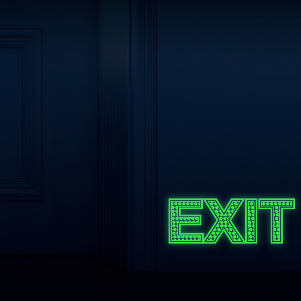 3 sztuki świecących w ciemnośc – Emergency Exit Sign recenzja i cena