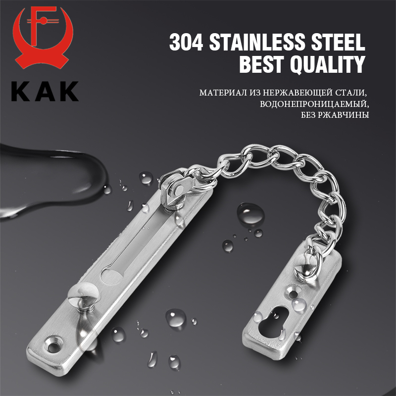 KAK 304 stal nierdzewna stalow – Security Chain Door recenzja i cena