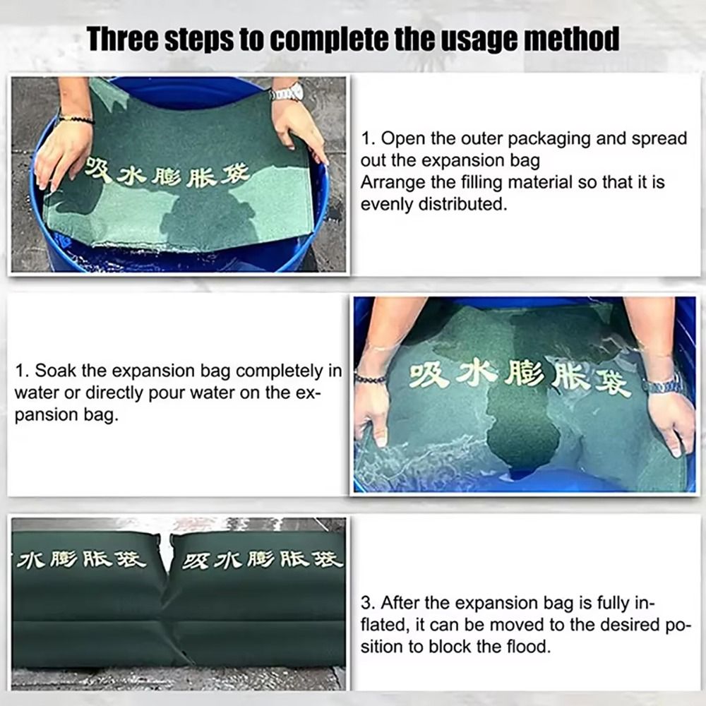 1 szt. Wielorazowy, chłonny wo – Flood Barrier Bag recenzja i cena