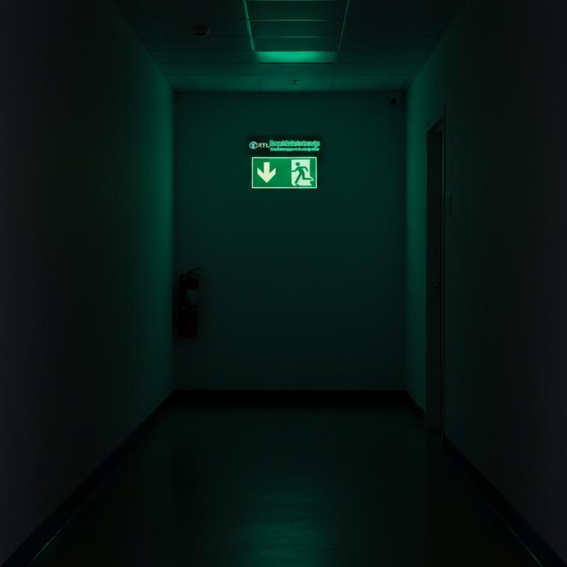 1 Arkusz Naklejek Świecących w – Emergency Exit Sign recenzja i cena